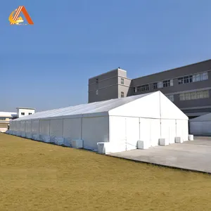 Tente de rangement en aluminium personnalisée de haute qualité, grande tente de rangement extérieure étanche et ferme