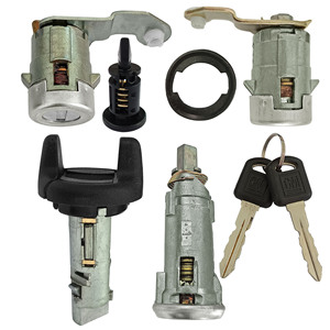 Car <b>Lock</b> Cylinders BK062Q8 Zinc Alloy Door Ignition Trunk Glove Box <b>Lock</b> With 2 <b>Keys</b> Compatible With Buick Regal - Product Image 5