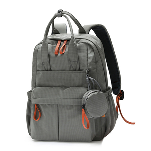 Bolsa Desmontable Multibolsillos de Nailon para Mujer, Impermeable, Ligera, Informal, para Viajes Diarios, Mochila de Hombro, Mochila de Día - Product Image 1