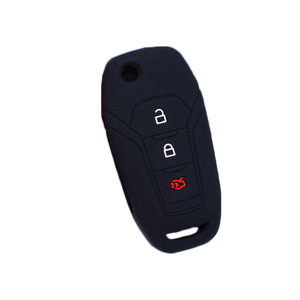 Yikailing-funda de silicona para llave de coche, accesorio de protección antideslizante para Ford Mondeo Escort Edge Focus Everest - Product Image 3