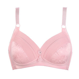 Reggiseno da donna scollo a V imbottito a copertura totale senza ferretto con spalline incrociate in cotone taglie forti 36-44 ad asciugatura rapida - Hot Sale - Product Image 5