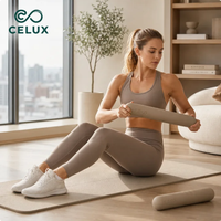 Kit de fitness Macaron pour la maison : Ensemble esthétique d'entraînement complet avec haltères, barre lestée, anneaux de yoga et de Pilates – Idéal pour les femmes