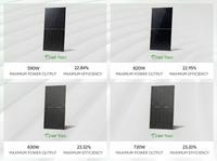 Panel Surya Neo N-type PERC BIPV 400-420W All Black Mono PV Modul Sistem Rumah Harga Grosir