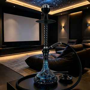 Set de Shisha Portátil con Base de Vidrio de 6 Colores, 60CM, de Lujo, de Aleación de Aluminio, con Diseño de Bolígrafo Árabe, para Bares y Discotecas - Product Image 6