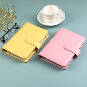 Agenda Personalizada A6 de Cuero PU, Planificador de Presupuesto, Cuaderno con Anillas, Hojas Sueltas, Regalos para Niños, Hebilla para Guardar Dinero en Efectivo, Cuaderno Promocional - Product Image 6