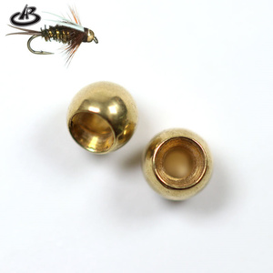 Perles en laiton pour la pêche à la mouche, hameçons, tête pour nymphes, streamers, insectes, matériaux de montage pour la pêche à la mouche, accessoires, rivière, 1,5-5,5 mm - Product Image 3