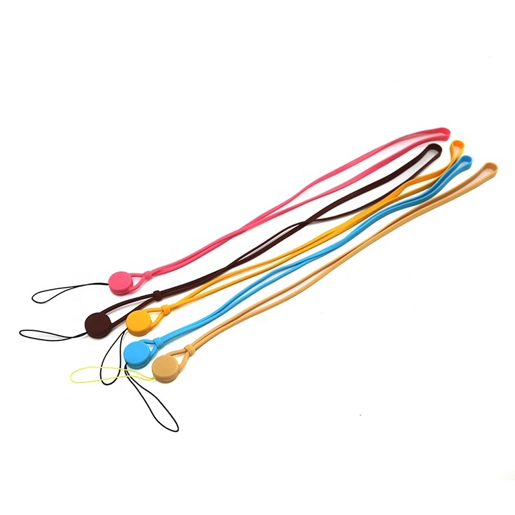 Multi Colors Silicone Wrist Strap Lanyard Hand Strap Lanyard Cell Phone Keychain for Mobile Phone Image 4