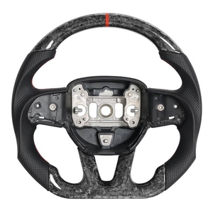 Volante Deportivo de Fibra de Carbono de Alta Calidad con LED para Dodge Charger Challenger SRT, Volante Personalizado, Accesorios para Automóviles - Product Image 6