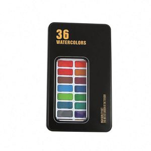 Kids Diy Portable Solid Paint Pigment Set Custom Printing Artist Watercolor <b>Cake</b> - Product Image 1