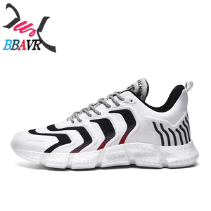 Chaussures de sport pour hommes en vente chaude, baskets de course décontractées tendance pour l'extérieur, noires - Product Image 1
