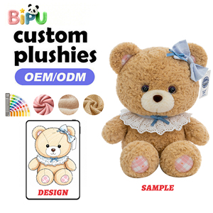 Fabricant de jouets en peluche personnalisés OEM ODM, mini animaux en peluche sur mesure, design ours, super doux, rembourrés en coton PP, poupées en peluche. - Product Image 4