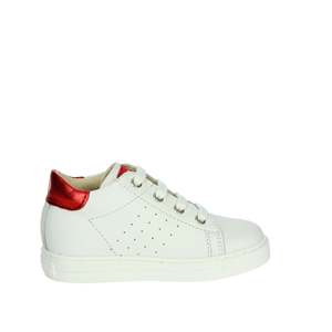 Zapatillas Falcotto para niña, color blanco, diseño de corazón rojo, zapatos de lona a la moda, talla 10 - Product Image 4