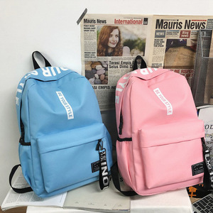 <span class=keywords><strong>Sac</strong></span> <span class=keywords><strong>à</strong></span> <span class=keywords><strong>dos</strong></span> décontracté <span class=keywords><strong>tendance</strong></span> pour hommes et femmes, en denim, doublure en polyester, imperméable, respirant, impression de logo pour les étudiants - Product Image 4