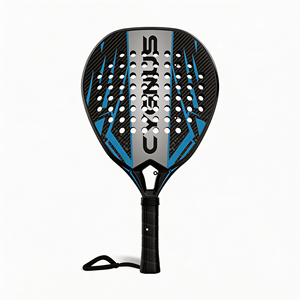 Raqueta de Pádel de Fibra de Carbono 18k, 3K Pure Carbon Cage, Mango Antideslizante, para Tenis y Playa, Logotipo Personalizado OEM, Profesional - Product Image 1