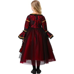 Disfraz <span class=keywords><strong>de</strong></span> Vampiresa Borgoña para Mujer Adulta - Poliéster, Fantasía Europea/Americana, Halloween, Juegos/Cosplay, Fiestas, Club - Product Image 6