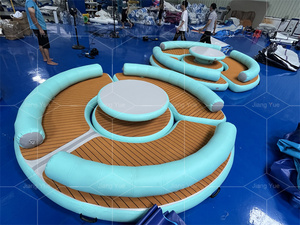 <strong>Inflatable</strong> PVC Drop Stitch Floats Raft Chaise <strong>Pool</strong> Float Lounger Sea Beach Water <strong>Sofa</strong> Hammock <strong>Floating</strong> Lounge Chair - Product Image 2
