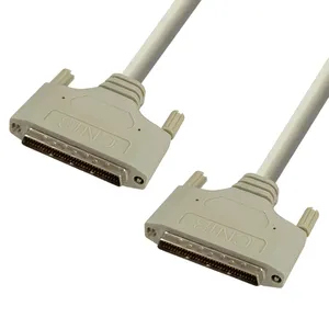 Conector servo de 68 pinos para hpdb scsi 68p macho personalizado, cabo de extensão SCSI de 68 pinos macho scsi