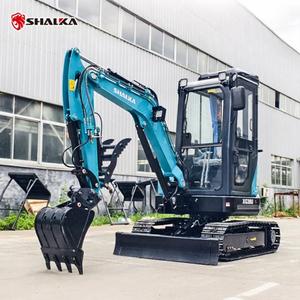 จัดส่งฟรี รถขุดขนาดเล็ก 3.5 ตัน 1 ตัน 2.5 ตัน เครื่องยนต์ Kubota รถขุดดิน Pelle EPA รถขุดไฮดรอลิกขนาดเล็กแบบจีนที่ปรับแต่งได้ - Product Image 1