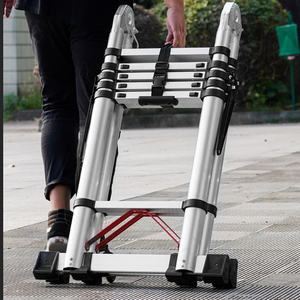 Có Thể Điều Chỉnh Xách Tay Trọng Lượng Nhẹ Đa Mục Đích Mở Rộng Có Thể Gập Lại Hợp Kim Nhôm Thang Cách Điện Kính Thiên Văn <span class=keywords><strong>Stepladder</strong></span> - Product Image 2