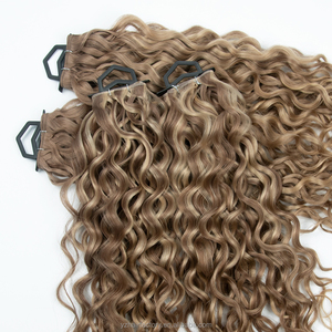 Extensions de cheveux russes à pointe plate K, 100% cuticules intactes, extensions de cheveux tressés blanchis - Product Image 6