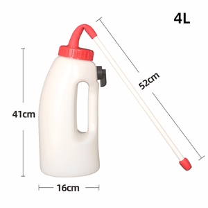 Gran oferta, botella de alimentación de ternero de 4L <span class=keywords><strong>para</strong></span> granja lechera, alimentador de leche de vaca, alimentador de fluido Oral de ternero con tubo reemplazable - Product Image 2