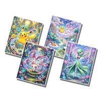 Offre Spéciale : Figurine Anime Originale, Cartes Cadeaux de Noël, Fan Art, Pokémon, Crystal Domain, Shattered Dream, Boîte de Boosters à languettes détachables