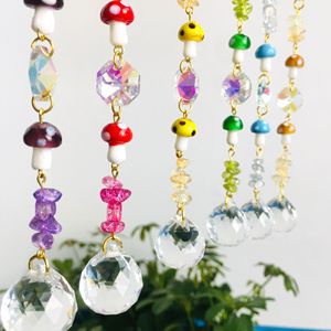 Nuevos accesorios originales <span class=keywords><strong>de</strong></span> Luna, pequeños hongos, ráfaga <span class=keywords><strong>de</strong></span> flores, grava <span class=keywords><strong>de</strong></span> cristal, adornos para coche, atrapamoscas - Product Image 3