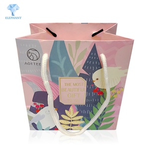 Sac en papier biodégradable personnalisé avec poignée, petit format - Product Image 3
