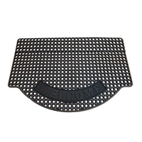 Alfombra antideslizante de goma para puerta de entrada, para interior/exterior, Cocina, Restaurante, Industrial, grande, 82x122cm, pvc
