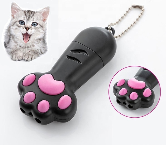 Rechargeable Usb 3 in 1 Pet Cat Laser Pointers Cat Laser Toy With Flashlight Uv Light