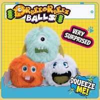 Balle anti-stress en peluche, jouet à presser, animal mignon, boule de décompression souple, jouet sensoriel pour enfants et adultes