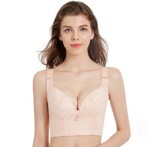 Soutien-gorge long en dentelle pour femmes, sans armatures, rembourré, <span class=keywords><strong>lingerie</strong></span> sexy, sous-vêtements grande taille, corset - Product Image 5