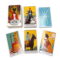Fabrication professionnelle sur mesure d'oracles et de tarots OEM, tarots de sorcière modernes, cartes de divination en gros