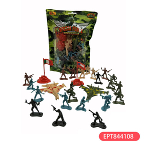 Mini đồ chơi quân đội lính và xe quân sự chiến tranh chơi đặt đô la cửa hàng khuyến mãi xe tăng chiến trường phụ kiện làm bằng nhựa - Product Image 4