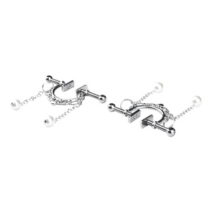 Pinzas para Pezones de Acero Inoxidable FAAK con Cadena Metálica, Juguete Sexual Femenino, Juego de Coqueteo para Parejas, Accesorios para Juegos de Adultos, Producto BDSM - Product Image 4