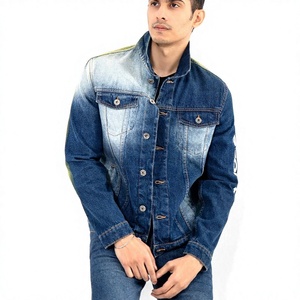 2024 Best Design Breathable <b>Men's</b> Canvas <b>Denim</b> <b>Jackets</b> Comfortable <b>Hooded</b> Stand Collar <b>with</b> Customized Solid Colors for Winter - Product Image 1