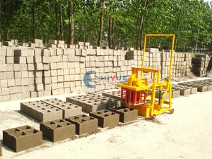 SHIYUE QMJ2 45 Mobile Mini Portable Block Making Machine Engine Easy Operation Manual Hydraulic Hollow <b>Brick</b> <b>Maker</b> - Product Image 2
