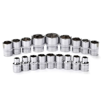 Set soket cermin baja 10mm, Kit peralatan adaptor Universal untuk perbaikan mobil