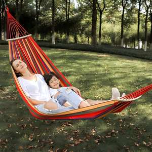 डेवी फैक्ट्री की कीमत थोक स्विंग पोर्टेबल फोल्डेबल आउटडोर कैंपिंग हैममॉक बेड 300 किलो वजन क्षमता सभी कैनवस - Product Image 4