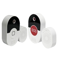 Bouton d'urgence SOS personnalisable, téléavertisseur sans fil à une touche avec boîtier en plastique ABS pour aide à distance