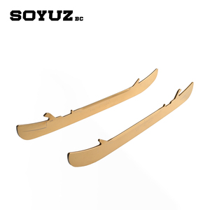 Lame per <span class=keywords><strong>Pattini</strong></span> <span class=keywords><strong>da</strong></span> Hockey su <span class=keywords><strong>Ghiaccio</strong></span> SOYUZ Rivestite in Titanio, Professionali, Durevoli, ad Alte Prestazioni, in Acciaio con Mantenimento del Bordo Migliorato, in Pelle/Gomma - Product Image 1