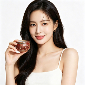 Ivory <b>Candle</b> Vessel White Lid Sample Fragrance Filling Evaluation Proposal Showcase Program Luxury Merchandising - Product Image 2