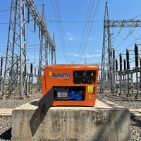 Générateur Diesel Insonorisé 3 5 8 10 Kw Refroidi par Air Alternateur en Cuivre Tension Stable AVR Groupe Électrogène Robuste Vente en Gros