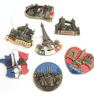 Aimants de réfrigérateur en métal personnalisés, promotionnels, de forme traditionnelle, de taille moyenne, écologiques, avec logo personnalisé, USA, <span class=keywords><strong>Paris</strong></span>, Berlin, Londres - Product Image 4