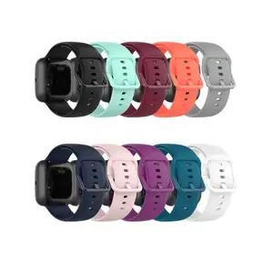 silicone bracelet wrist strap replacement sport band smart watch for Fitbit Versa 2 /Versa Lite /blaze