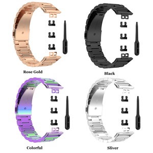 Correa de reloj de acero inoxidable 304L para <span class=keywords><strong>Huawei</strong></span> <span class=keywords><strong>Watch</strong></span> <span class=keywords><strong>Fit</strong></span>/<span class=keywords><strong>Fit</strong></span> New/<span class=keywords><strong>watch</strong></span> <span class=keywords><strong>FIT</strong></span> Special <span class=keywords><strong>Edition</strong></span> - Product Image 4