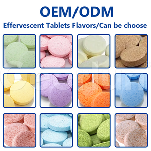 תוסף אלקטרוליטים בהתאמה אישית של יצרן ציוד מקורי (OEM) לתמיכה באנרגיה ומערכת החיסון, ויטמין C 1000 מיליגרם + טבליות תוססות של אלקטרוליטים - Product Image 5