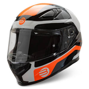 Casco integral Befast Flash III Blanco Rojo Fluo XS - Product Image 1