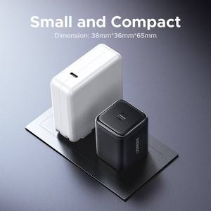 Cargador GAN <span class=keywords><strong>UGREEN</strong></span> Original de <span class=keywords><strong>45W</strong></span> MAX X524 Tipo USB C, Cargador de Pared de Carga Rápida, Pequeño y Compacto para iPhone, iPad y Oficina - Product Image 4