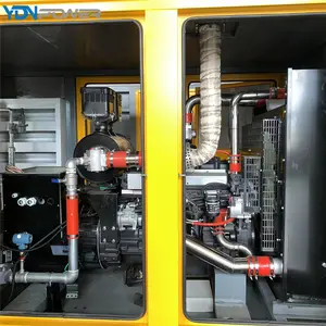 Pabrik Pabrik tahan hujan CE pasokan listrik utama ekstraksi minyak penggunaan 120KW Cng Generator Set dengan SDEC mesin